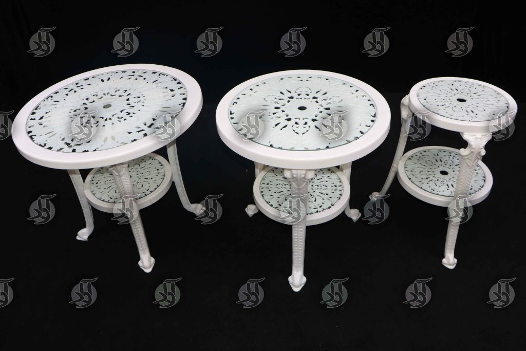 میز و صندلی پلیمری طرح طاووسی - تصویر 5