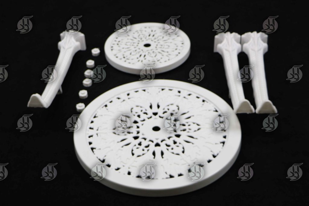 میز و صندلی پلیمری طرح طاووسی - تصویر 6